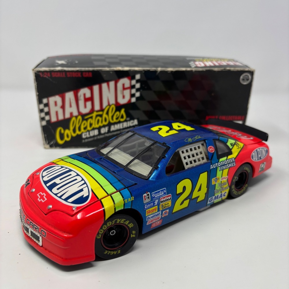 Jeff Gordon #24 DuPont Rainbow Chevrolet Monte Carlo 1:24 Action Signed Box